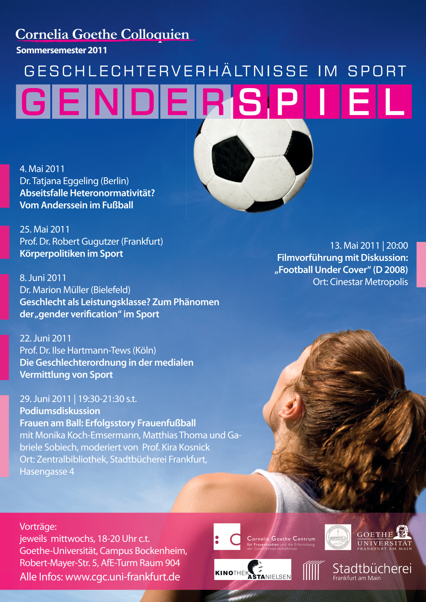 Plakat zum CGColloquium im Sommersemester 2011